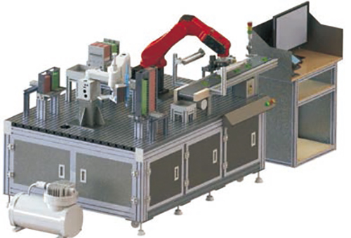 605+SCARA视觉装配实训平台